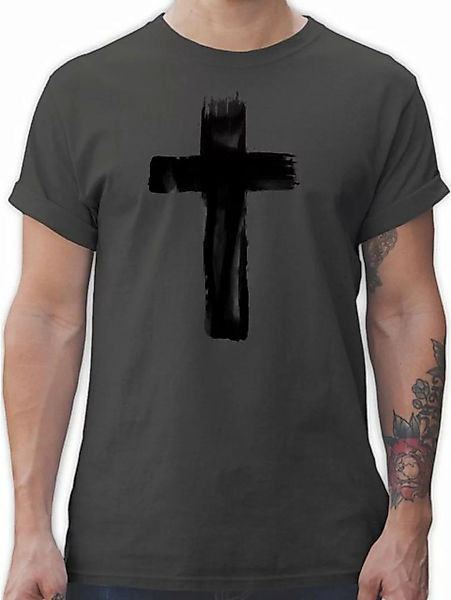 Shirtracer T-Shirt Kreuz Vintage Symbol und Zeichen Outfit günstig online kaufen