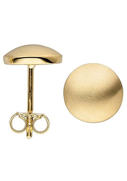 JOBO Paar Ohrstecker Matte Ohrringe 8 mm, 333 Gold günstig online kaufen