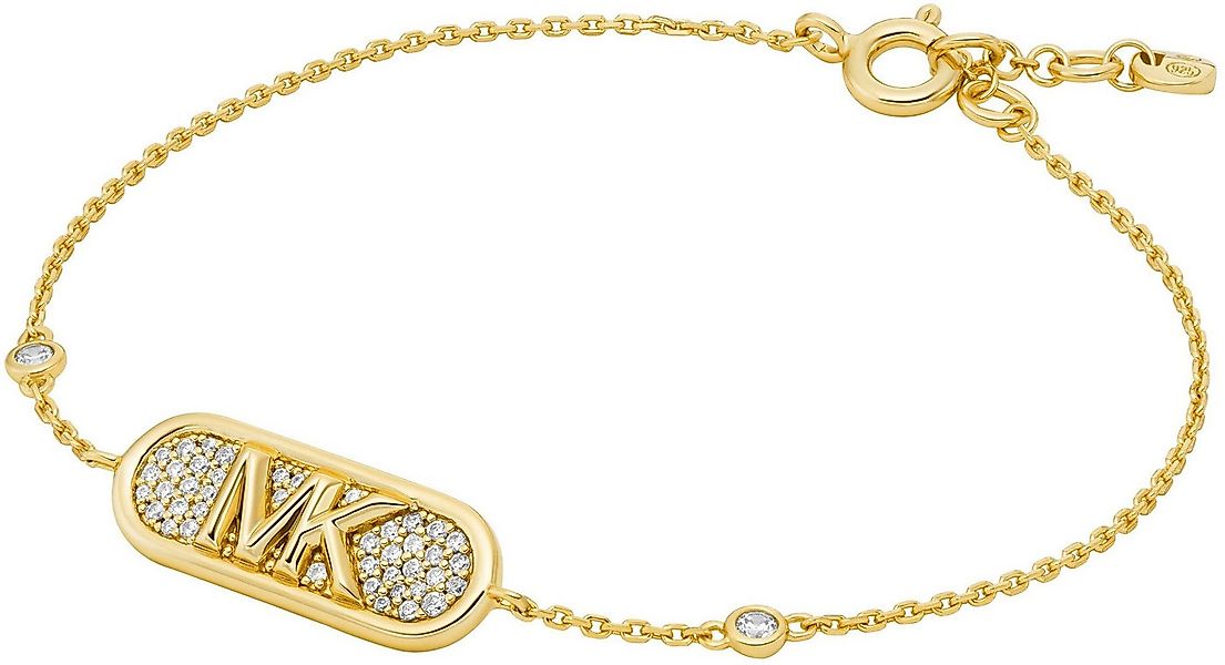 MICHAEL KORS Armband Schmuck Geschenk Silber 925 Armkette PAVÉ EMPIRE LINK, günstig online kaufen