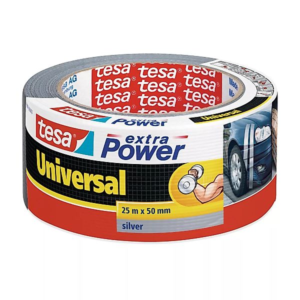 Tesa Extra Power Universal Silber 25 m x 50 mm günstig online kaufen