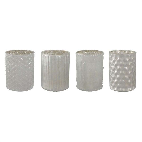 Gasper Windlicht Glas-Teelicht 10cm. 4 Stück. günstig online kaufen