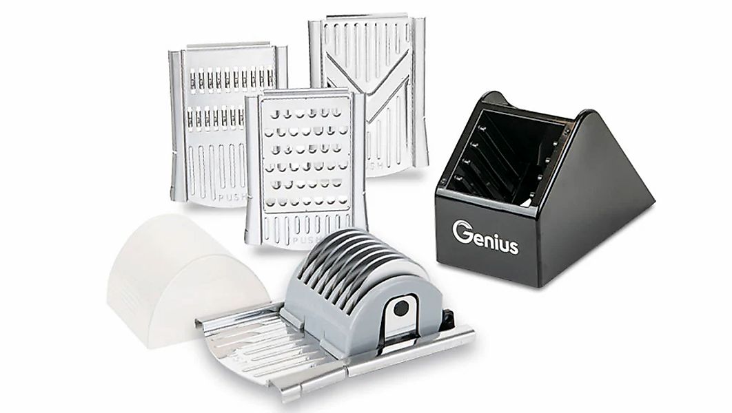 Genius Gemüseschneider "Nicer Dicer Speed Zubehör-Set" 6-teilig günstig online kaufen