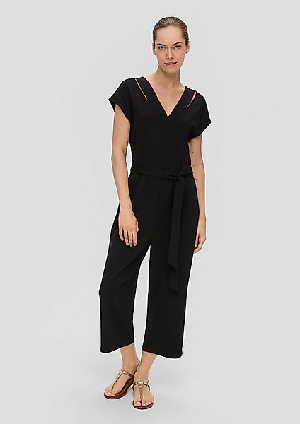s.Oliver Jumpsuit Overall Jumpsuit aus Interlock-Jersey mit Elastikbund günstig online kaufen