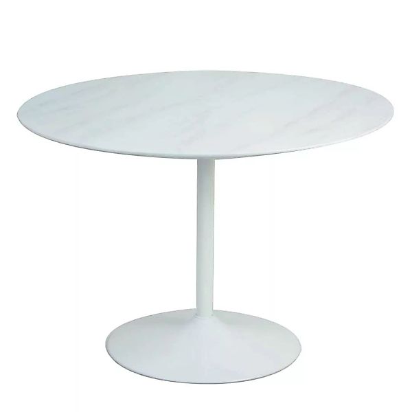 Esszimmer Tisch rund Weiß günstig online kaufen