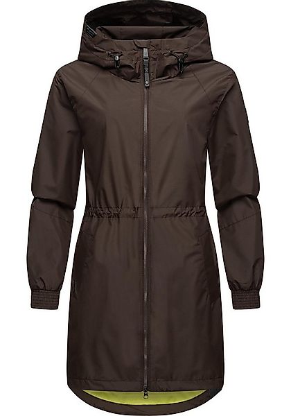 Ragwear Kurzmantel Bronja II Wasserdichter Übergangsmantel mit Mesh-Innenfu günstig online kaufen