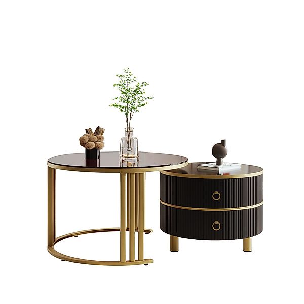 Merax Couchtisch Set aus Holz mit günstig online kaufen