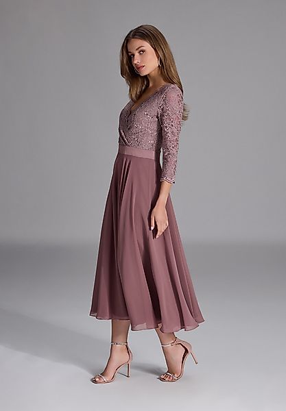 SWING Cocktailkleid Taillierte Passform mit ausgestelltem günstig online kaufen