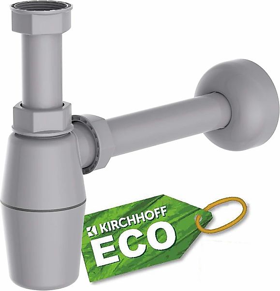 Kirchhoff Siphon "ECO-SAVE" Set, Ablaufgarnitur für Waschbecken und Waschti günstig online kaufen