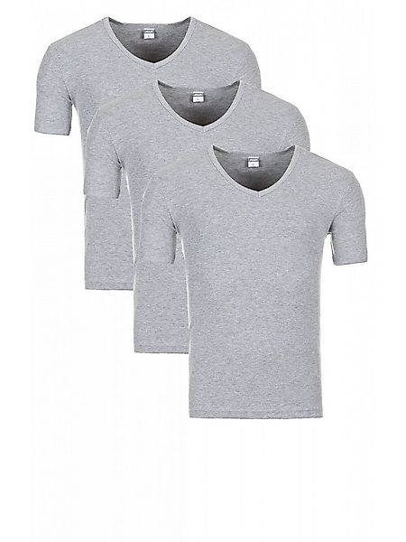 Yazubi V-Shirt Yazubi - Basic V-Neck Tee (3-tlg., 3er-Pack) bequemes T-shir günstig online kaufen