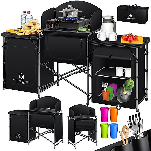 KESSER Mehrzweckschrank Campingschrank, Campingküche mit Aluminiumgestell günstig online kaufen