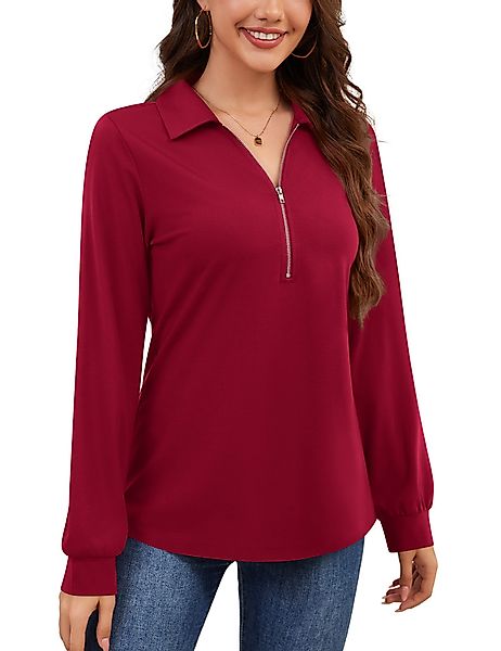 Beluring Langarmbluse Damen Langarm Oberteil / günstig online kaufen