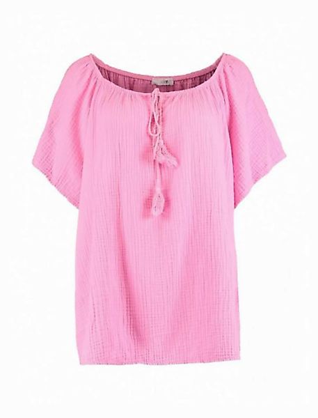 HaILY’S Tunikashirt Haily´s Musselin Raglanshirt Carla Pink M günstig online kaufen