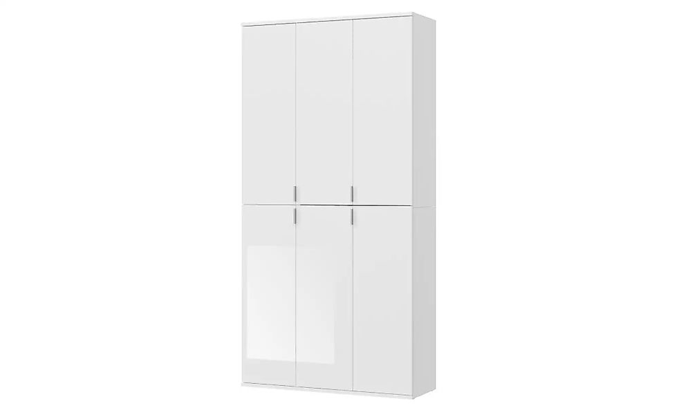 Mehrzweckschrank-Set  Projekt X ¦ weiß ¦ Maße (cm): B: 91 H: 193 T: 34.0 Sc günstig online kaufen