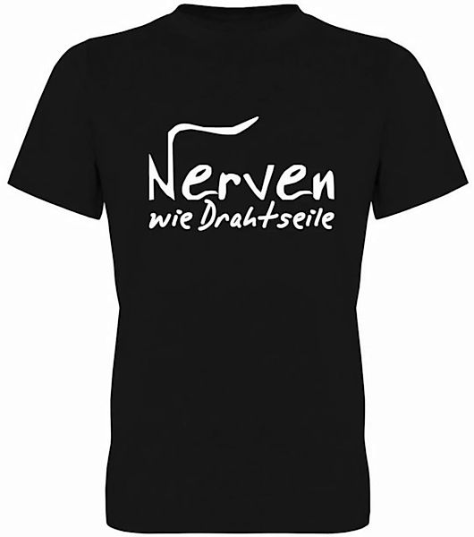 G-graphics T-Shirt Nerven wie Drahtseile Herren T-Shirt, mit trendigem Fron günstig online kaufen
