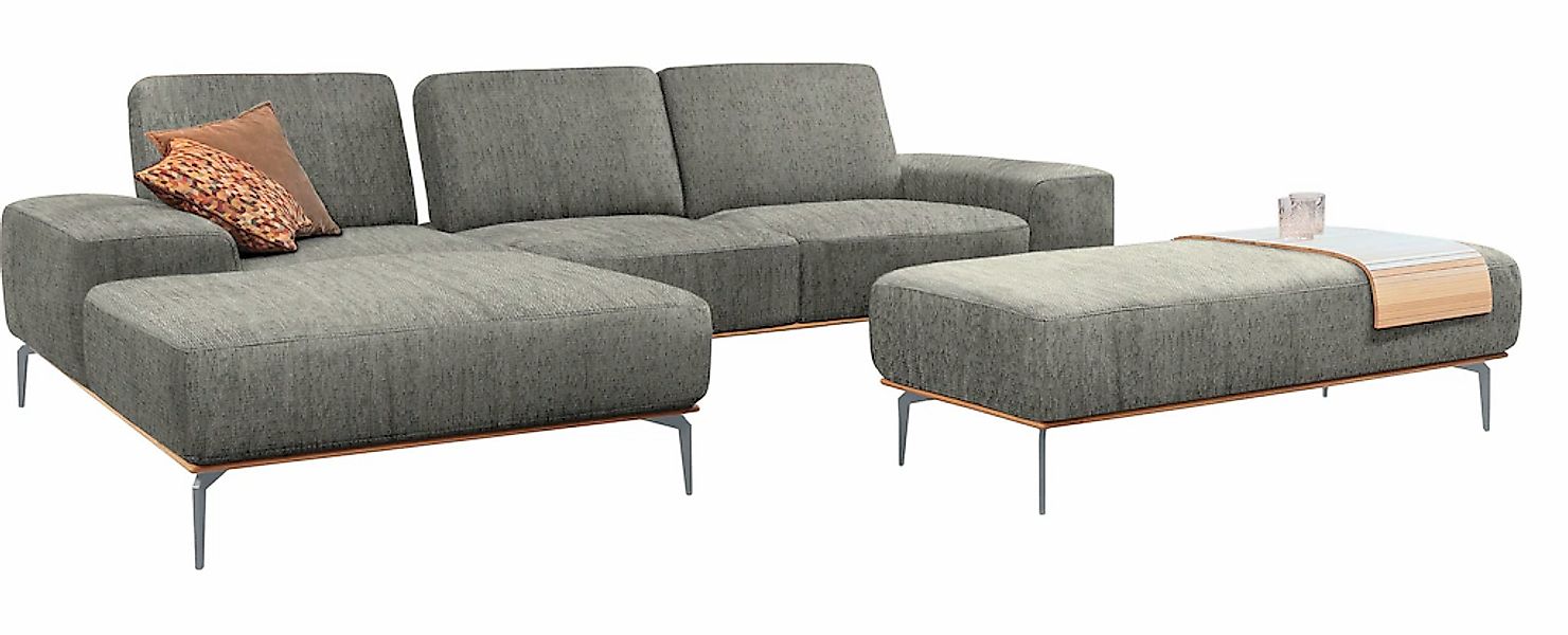 W.SCHILLIG Ecksofa "run, Designsofa mit tollem Sitzkomfort, bequem, L-Form" günstig online kaufen