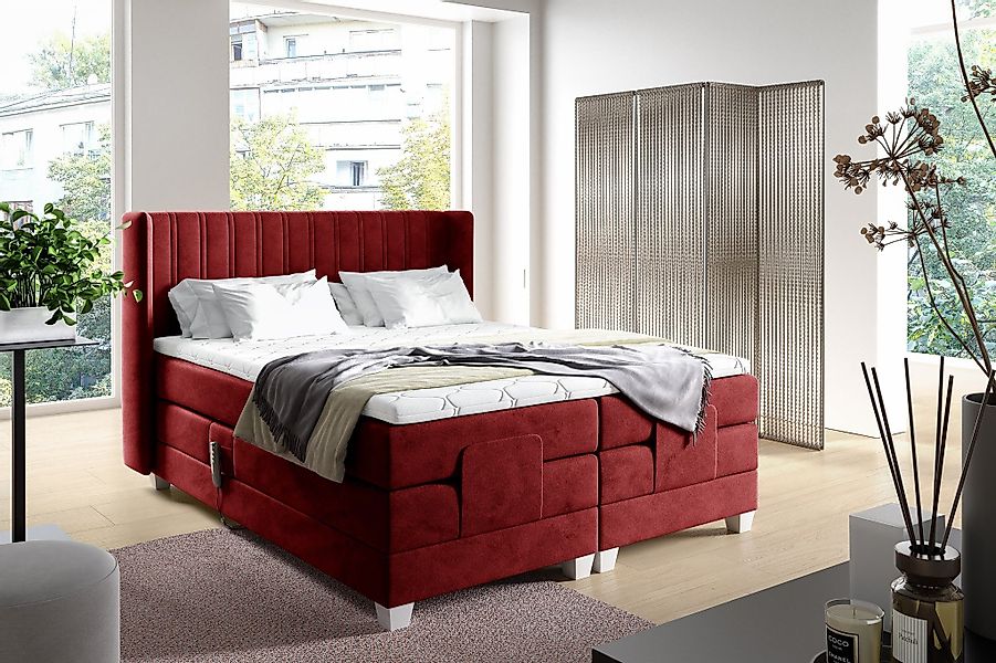Fun Möbel Boxspringbett Schlafzimmerbett Elektrisches Bett günstig online kaufen