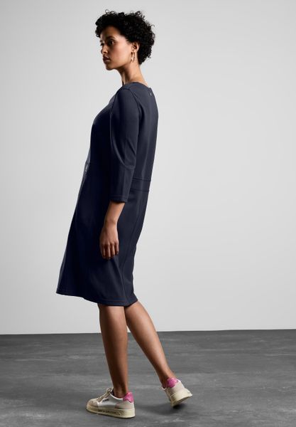 STREET ONE Sweatkleid Eingrifftaschen knielang günstig online kaufen