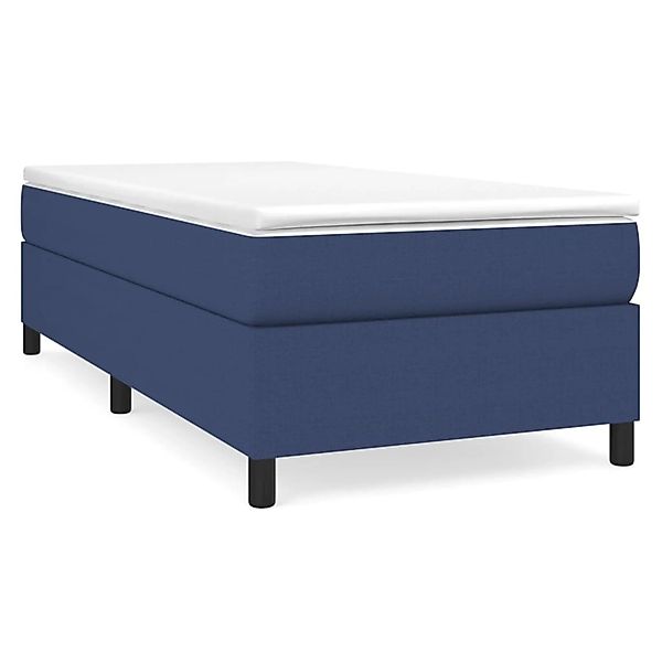 vidaXL Boxspringbett Blau 90x200 cm Stoff1368967 günstig online kaufen