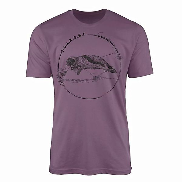 Sinus Art T-Shirt Evolution Herren T-Shirt Robbe günstig online kaufen