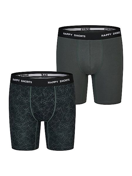 HAPPY SHORTS Langer Boxer Jersey Boxer Briefs (2-St) langer Beinabschluss L günstig online kaufen