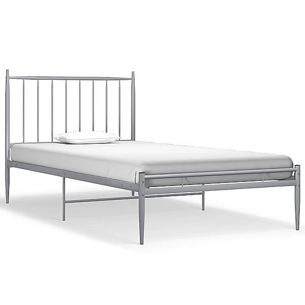 vidaXL Bett Grau Metall 100x200 cm Modell 2866273 günstig online kaufen