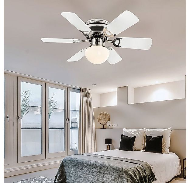 GLOBO LIGHTING Deckenventilator, Decken Ventilator MDF Wohnraum Kühler Ess günstig online kaufen