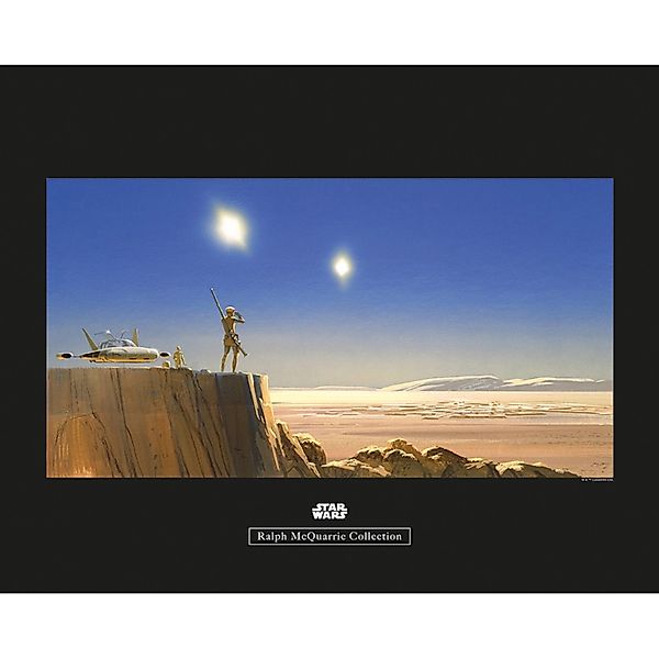 Komar Bild "Star Wars Classic RMQ Mos Eisley Edge" Star Wars 1 Stk. tlg. Wa günstig online kaufen