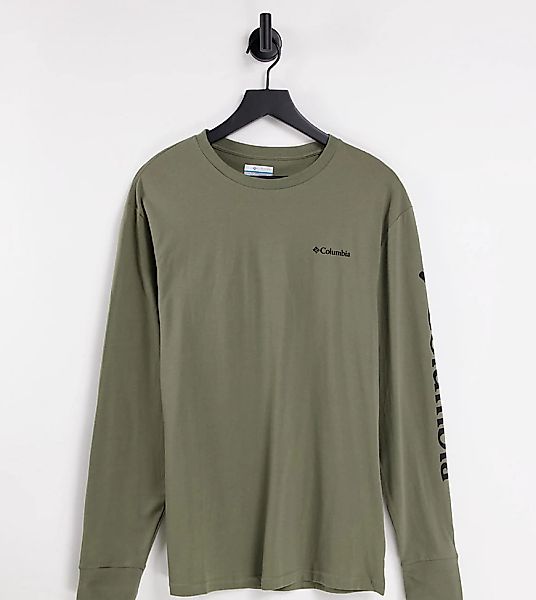 Columbia – North Cascades – Langärmliges Shirt in Grün/Schwarz, exklusiv be günstig online kaufen