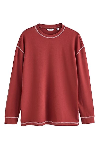 Next Langarmshirt Relaxed Fit Langarmshirt aus günstig online kaufen