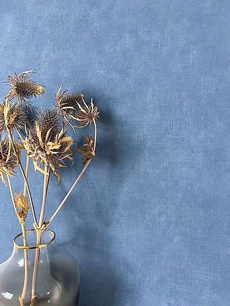 Newroom Vliestapete Paraiso Uni Blue Tapete Universal Unifarbe,Struktur,Mon günstig online kaufen