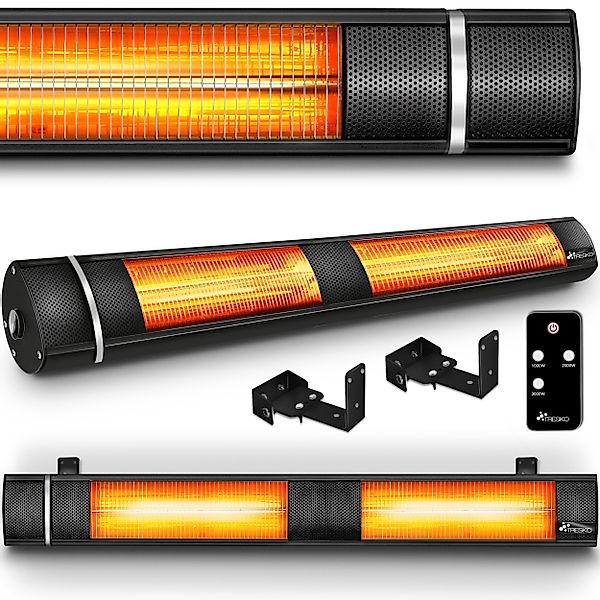 TRESKO Heizstrahler Infrarot 3000W mit Fernbedienung günstig online kaufen