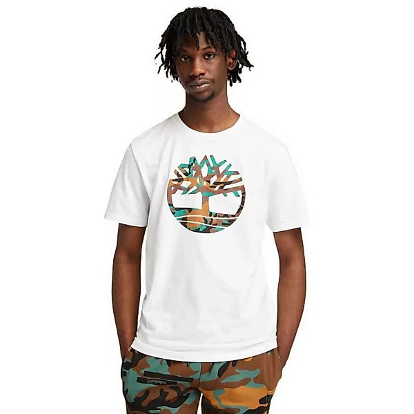 Timberland Outdoor Heritage Seasonal Camo Tree Logo Kurzarm T-shirt L White günstig online kaufen