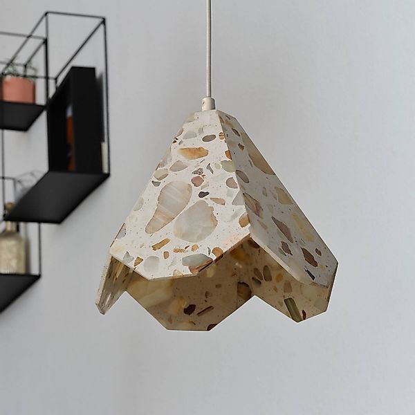 OSRAM Hängelampe Decor Gleam Flower, Terrazzo, beige, E27 günstig online kaufen