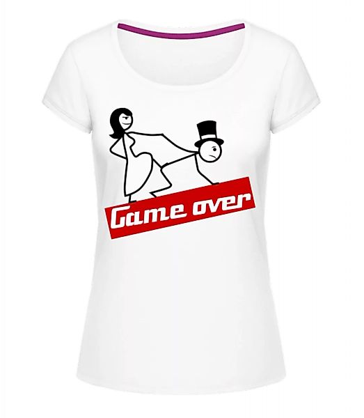 Game Over · Frauen T-Shirt U-Ausschnitt günstig online kaufen
