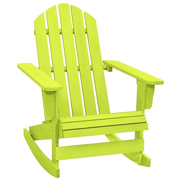 Adirondack-schaukelstuhl Massivholz Tanne Grün günstig online kaufen