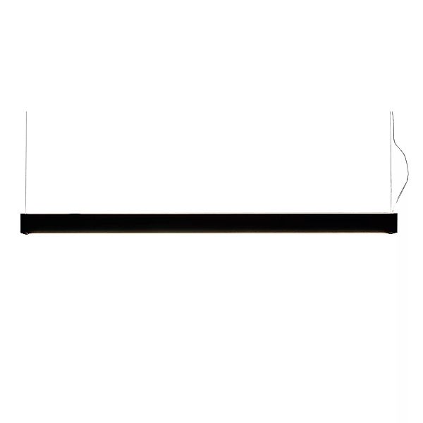 Nemo - Tru  LED Pendelleuchte horizontal - schwarz/matt/3000K/2x4080lm/CRI8 günstig online kaufen