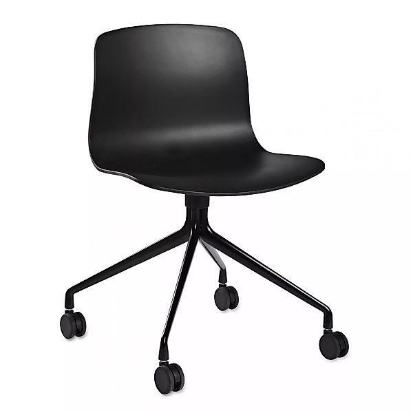HAY - About a Chair AAC 14 Drehstuhl mit Rollen - schwarz/Sitzschale Polypr günstig online kaufen