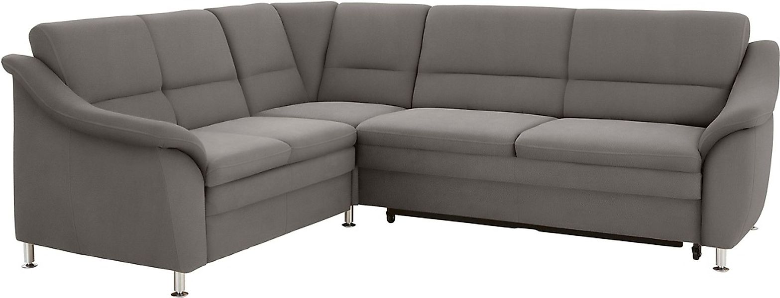 sit&more Ecksofa »Cardoso L-Form«, mit Federkern, wahlweise mit Bettfunktio günstig online kaufen