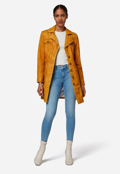 RICANO Ledermantel Lucy Ledermantel mit Reverskragen günstig online kaufen