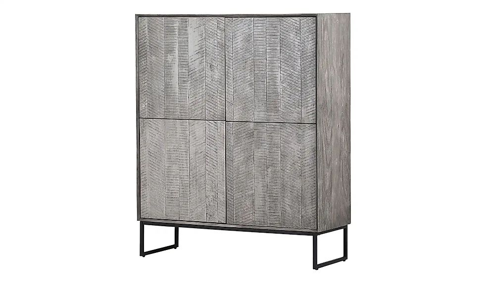 Highboard  Rack ¦ grau ¦ Maße (cm): B: 115 H: 138 T: 42.0 Kommoden & Sidebo günstig online kaufen