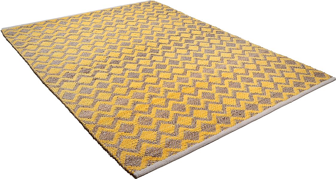 TOM TAILOR HOME Teppich »Geometric« rechteckig 7 mm Höhe Flachgewebe, handg günstig online kaufen