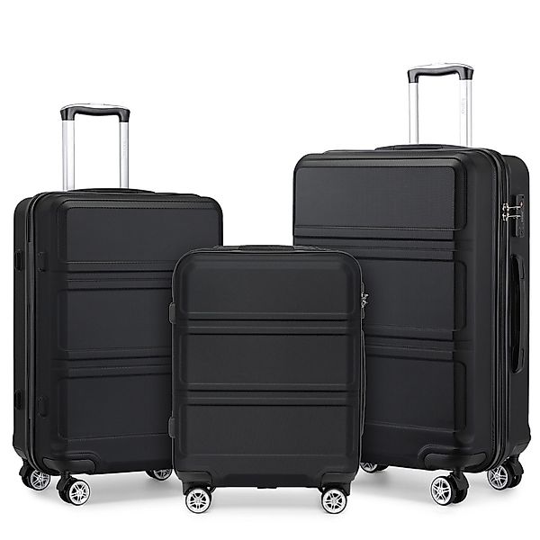 KONO Trolleyset 4 Rollen, (3 tlg), günstig online kaufen