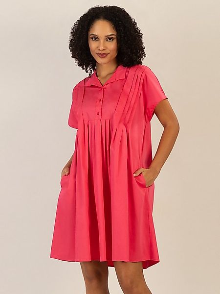 mint & mia Midikleid mit Stehkragen und Falten günstig online kaufen