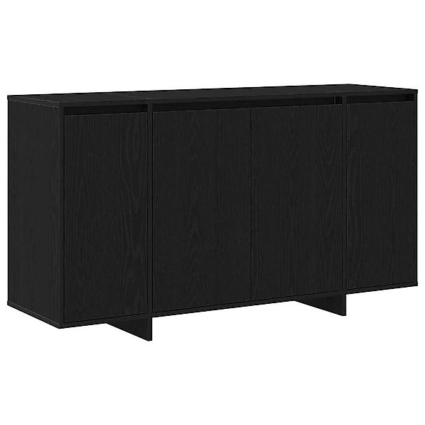 vidaXL Sideboard Sideboard Schwarz Eichen-Optik 135 günstig online kaufen