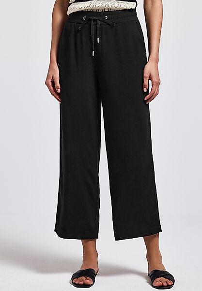 STREET ONE Stoffhose "Style Emee", Sommerhose mit elastischem Bund mit Tunn günstig online kaufen
