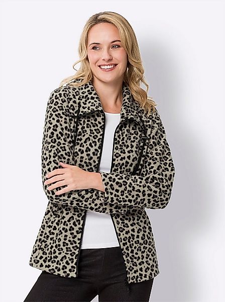 Sieh an! Fleecejacke Fleece-Jacke Langarm günstig online kaufen