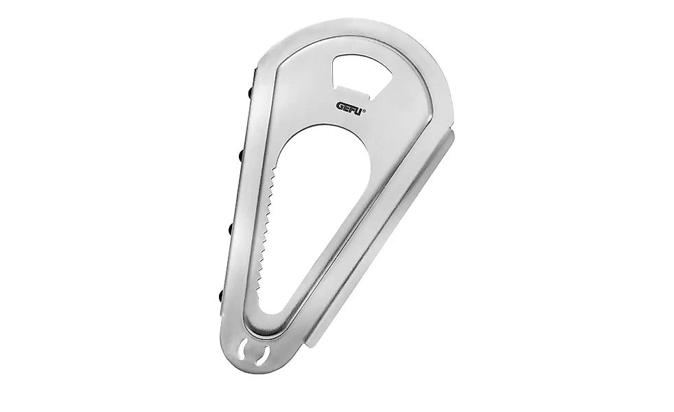 Gefu Multifunktionsöffner 4 in 1  PRACTICO ¦ silber ¦ Metall ¦ Maße (cm): B günstig online kaufen