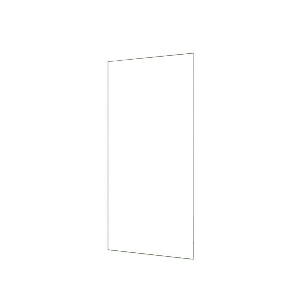 Duschparadies 57.7 x 200 cm Walk in Glas 10mm Nano Glas Duschwand Klarglas günstig online kaufen