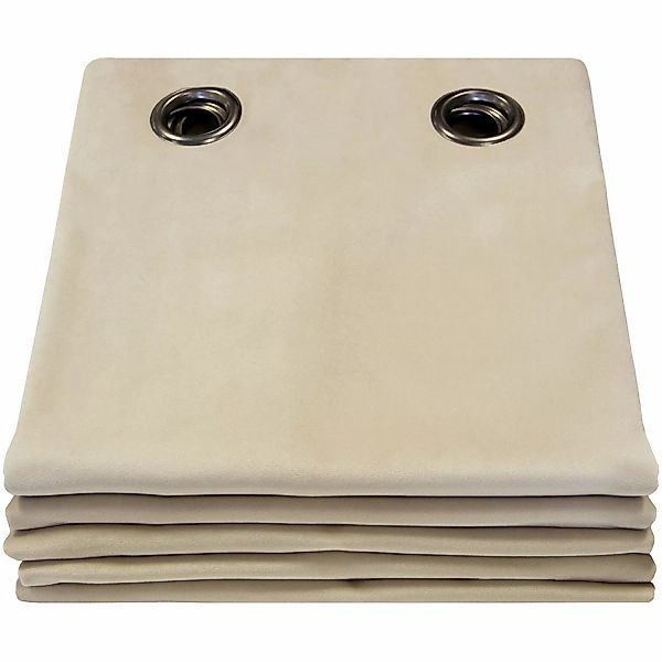 Moondream Verdunklungsvorhang Beige 135 cm x 260 cm günstig online kaufen