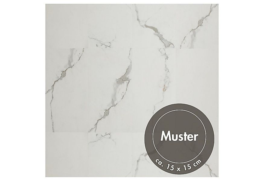 misento Vinylboden selbstklebend in Beton- und Marmoroptik, PVC Bodenbelag günstig online kaufen